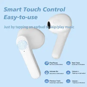 TWS Kablosuz Kulaklık Bluetooth Dokunmatik Kulaklık Bluetooth Kulaklık Bloothooth Kulaklık mic ile Su Geçirmez iphone için kulaklıklar