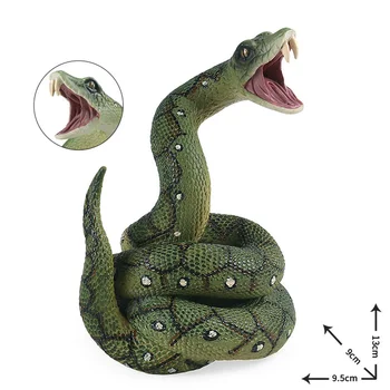 Tıanoboa Cerrejonesis Modeli Boidae Hayvan Figürü Serpentes Çocuk Oyuncak Yılan Dekorasyon Hediye Cadılar Bayramı Trick Sahne