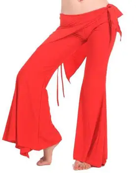 Ucuz Tribal Oryantal Dans Pantolon Kırmızı Kadınlar için Dans pantolon 12 Renkler