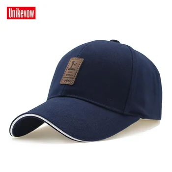 UNIKEVOW 9 Renkler beyzbol şapkası erkek Ayarlanabilir Kap Rahat eğlence şapka Düz Renk Moda Snapback Yaz Sonbahar şapka