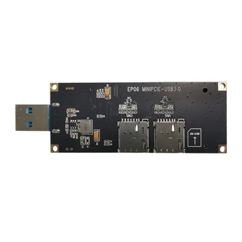 USB 3.0 MİNİ PCIE adaptör panosu Quectel EP06-E EC25-E EC25 - A EC25-AF BG96 B95-M3 EG25-G EC25-EU 4G MİNİ PCIE Modülü