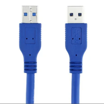 USB 3.0 USB kablosu Erkek Erkek M / M Tip A USB 2.0 Uzatma kablo kordonu Hattı 0.3 M Yüksek Kaliteli