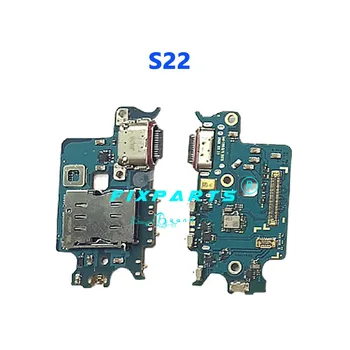 USB Şarj Dock Flex Kablo Samsung Galaxy S22 S22 Artı Şarj Portu Bağlayıcı Kurulu Samsung S22 Ultra