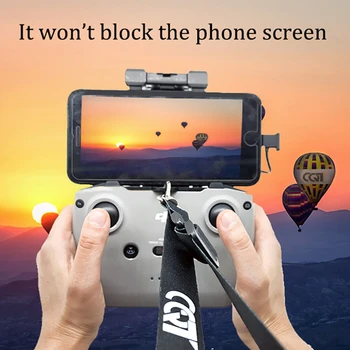 Uzaktan Kumanda Boyun Kordon DJI Mavic Hava İçin 2 / DJI Mini 2 Anti-fall Kordon Askısı Sabit Klip Drone Aksesuarları Taşınabilir