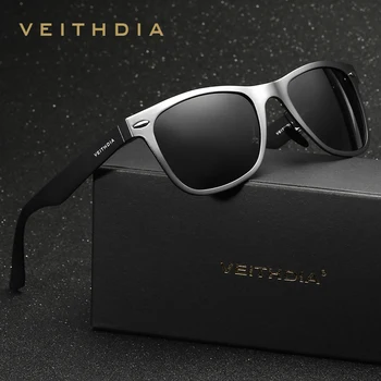 VEITHDIA Güneş Gözlüğü Alüminyum Magnezyum Moda erkek UV400 Ayna güneş gözlüğü Gözlüğü Gözlük Kadın Erkek Aksesuarları Kadınlar Için