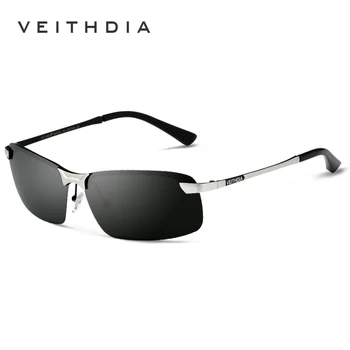 VEITHDIA Güneş Gözlüğü Sürüş Spor Polarize erkek Alaşımlı Çerçeve Açık Bisiklet UV400 güneş gözlüğü Gözlüğü Gözlük Erkek V3043