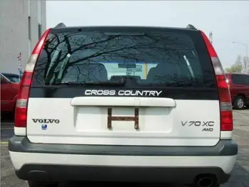 Volvo için V70XC Antrasit Kros Sticker Amblem Vinil Çıkartması