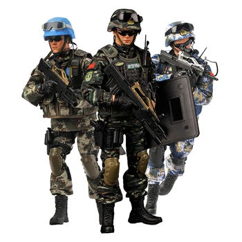 VııKONDO 1/6 Aksiyon Figürleri 12 inç Oyuncak Asker Çin Barış Misyonu Donanma Ordu Erkekler Peacekeeper Modeli Askeri Koleksiyonu Hediye
