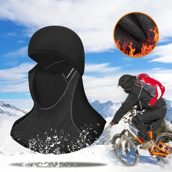 Wosawe Motosiklet yüz Maskesi boyun ısıtıcı sonbahar Kış Termal Polar Yüz kalkanı Maskesi Moto Balaclava rüzgar geçirmez Bisiklet kayak eşarp