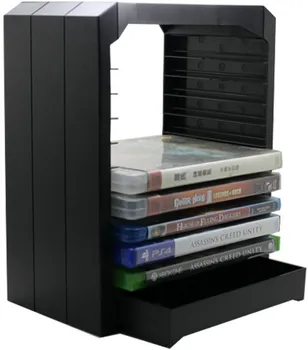 Xbox one için Dikey Depolama Kulesi Standı Microsoft Oyun Blu-ray Disk Depolama Tutucu Ekstra Çekmece PS4 Xbox one İçin