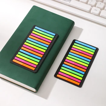 Yaratıcı Floresan Renk Yapışkan Notlar Ped Kombinasyonu Kendinden Yapışkanlı Bloknot Karalama Defteri Günlüğü Okul Ofis Öğrenci Kırtasiye