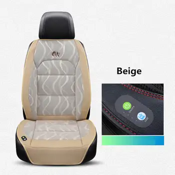 Yaz buz ipek serin ped koltuk havalandırma yastığı klima soğutma araba koltuğu ile 6 hayranları saç kurutma makinesi yastık 12v24v