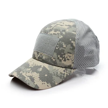 Yaz Ordu Kamuflaj beyzbol şapkası Unisex Yüksek Kaliteli Askeri Taktik Kap Açık Spor beyzbol şapkası Avcılık balıkçılık şapkası