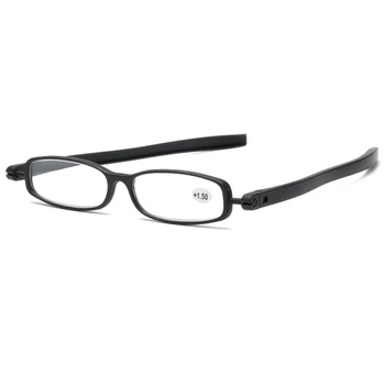 Yeni 360 Dönen Katlanır okuma gözlüğü Erkekler Ve Kadınlar Unisex Moda Anti mavi ışık Presbiyopi Gözlük Diyoptri + 1.0 İla + 4.0