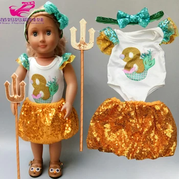 Yeni doğan bebek oyuncak bebek giysileri pantolon seti bebek bebek tulum için 18 