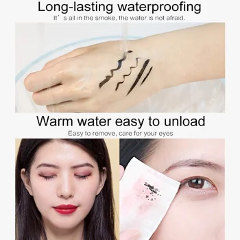 Yeni Kanatlı Siyah Sıvı Eyeliner Damga Kalem Narin Su Geçirmez Makyaj Kadın Göz Kalemi Kore Kozmetik Güzellik Araçları