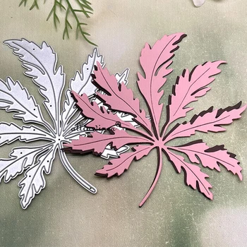 Yeni Yaprak dekorasyon DIY Zanaat Metal Kesme Die Karalama Defteri Kabartmalı Kağıt Kartı Albümü Zanaat Şablon şablon Kalıpları