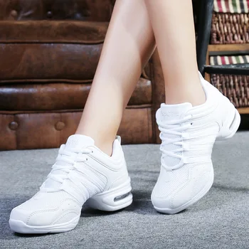 Yeni Yumuşak Taban Nefes Dans Ayakkabıları Kadın Spor Özellik Dans Sneakers Caz Hip Hop Ayakkabı Kadın Dans Ayakkabı Zapatos Movefun