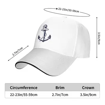 Yeni Çapa beyzbol şapkası Deniz Çapa Deniz Moda Erkekler güneş şapkası Denizci Denizcilik Gemi Okyanus Deniz Plaj Unisex Snapback Kapaklar
