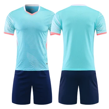 YENİ 2021 Özel futbol üniforması Erkekler Gençlik kulübü futbol formaları Kolej Futbol Üniformaları Kitleri Çocuklar boş gömlek + şort Setleri