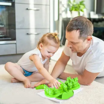 YENİ Kurbağa Denge Ağacı Oyunu Montessori Matematik Oyuncak Eğitici Eğlence Ebeveyn-çocuk Etkileşimi Masa Oyunu Oyuncak Çocuklar eğitici oyuncak