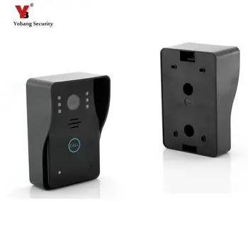 Yobang Güvenlik Dokunmatik Düğme Açık Kamera Video Kapı Zili Açık IR Kamera Video Giriş Makinesi Sadece Dış Ünite