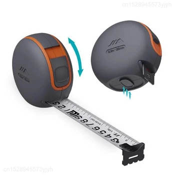 Youpin JIMI EV Otomatik Kendinden Kilitli Taşınabilir mezura Kaplı Bant Cetvel Fren Düğmesi ile Çelik mezura Aracı 5.5 M / 3.5 M