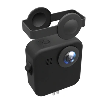 Yumuşak Silikon koruyucu muhafaza ile Uyumlu-GoPro MAX 360 Spor Kamera Profesyonel Koruyucu Dome Lens Parçaları