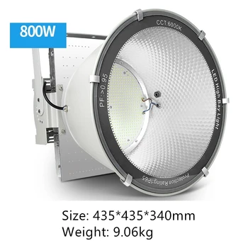 Yüksek güçlü Projektör 400W 600W 800W 1000W AC 220V su geçirmez LED Spot Açık İnşaat Mühendisliği Deniz Feneri