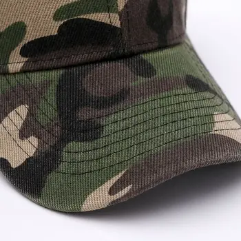 Yüksek Kaliteli Ordu kamuflajlı beyzbol şapkası Casquette Kamuflaj Snapback Şapka Erkekler İçin Kamuflaj Kap Kadın Boş Çöl Hip Hop Baba Şapka
