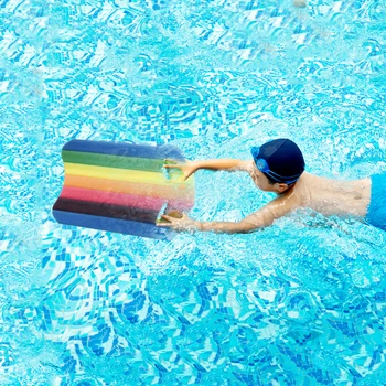 Yüzme Düzeltici Eğitim Öğrenme Bacak Plakası köpük levha Sörf Su Şamandıra Şamandıra Kickboard Güvenli Havuz Uygulama Yardım Çocuklar için Yetişkin