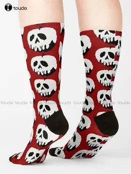 Zehir Elma Çorap Cadılar Bayramı Kızlar futbol çorapları Yüksek Kalite Sevimli Zarif Güzel Kawaii Karikatür Tatlı Pamuklu Çorap Yeni Popüler