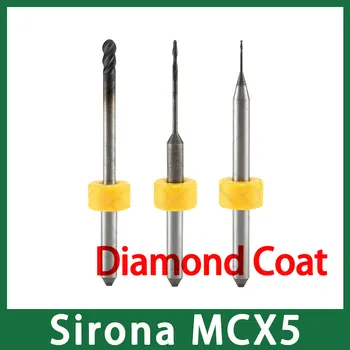 Zirkonya için Elmas Kaplamalı Sirona MCX5 Freze Takımları