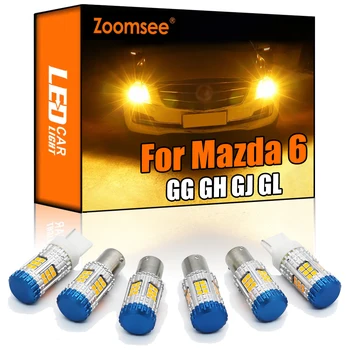 Zoomsee Canbus Mazda 6 GG GH GJ GL Sedan Kapak 2003-2020 Hiçbir Hyper Flaş Hata Araç LED sinyal lambası Göstergesi Ampul