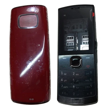 ZUGZUC Yeni Plastik Tam Konut Nokia X1 X1 - 00 Tek / Çift Kart Tam Komple Cep telefon kılıfı Kapak Kılıf + Tuş Takımı + Logo