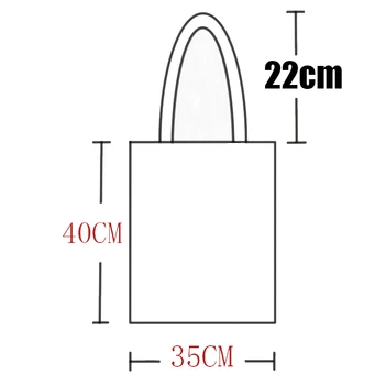 Çanta Bayanlar Gotik Punk Bez bez alışveriş çantası Kadın Eko Kullanımlık Omuz alışveriş çantaları Harajuku Tumblr Grafik alışveriş çantası