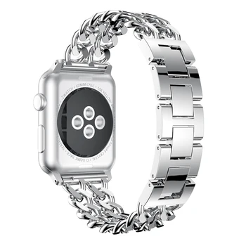 Çinko alaşım saat kayışı Link Zinciri Kayışı Apple için İzle Serisi 1/2 3 Bant Metal Bileklik Bilezik 42mm 38mm kordonlu saat İyi Yeni