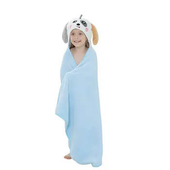 Çocuk Bornoz Süper Yumuşak banyo havlusu Toddler Bebek Kapüşonlu Havlu Yenidoğan Battaniye Sıcak Uyku kundak battaniyesi Bebek Erkek Kız için
