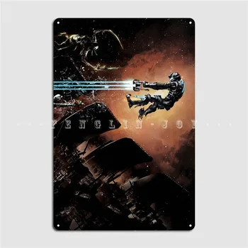 Ölü Uzay Metal Plak Poster Duvar Plakları Sinema Garaj Baskı tabela Posteri