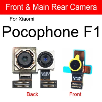 Ön Arka Ana Kamera İçin Xiaomi Poco F1 F2 Pro F3 Küçük Bakan Ön Arka Büyük Kamera Değiştirme Onarım Parçaları