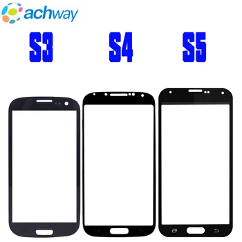 Ön Panel Samsung Galaxy S3 S4 S5 Mini G800 i9505 G900 Dokunmatik Ekran Sensörü lcd ekran Cam Samsung İçin Değiştirin S4 Mini