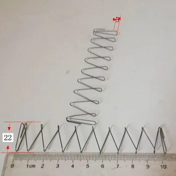 Özel 0.8 mm Tel Çelik Dikdörtgen Kare Şekilli Sıkıştırma Yayları