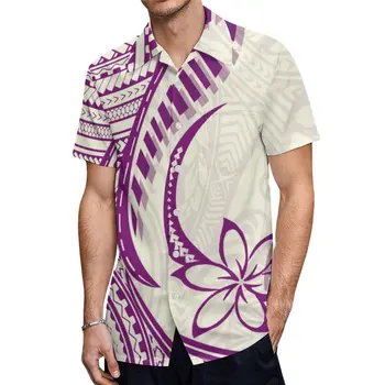 Özel Çift 2 set Samoalı Puletasi Polinezya Klasik Desen Kadın Elbise Ve Erkek kısa tişört Yeni Tasarım Eşleşen