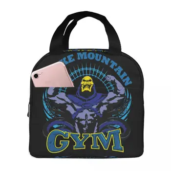 Öğle yemeği Çantaları Kadınlar için Yılan Spor Egzersiz Vücut Geliştirme Fitness Yalıtımlı Soğutucu Taşınabilir Piknik He-Man yemek kabı Çanta