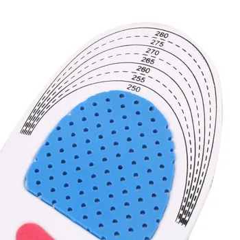 Ücretsiz Boyutu Unisex Ortez Arch Destek Ayakkabı Pad Spor Koşu Jel Tabanlık Yerleştirin Yastık Erkekler Kadınlar için Yeni