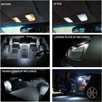 Ücretsiz Kargo 4 Adet/grup araba-styling Xenon Beyaz Paket Kiti Toyota FJ Cruiser 2008 & Up Için LED İç Işıklar