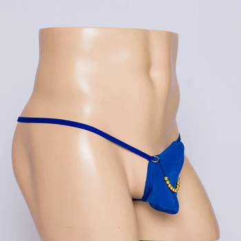 Şehvetli Iç Çamaşırı Dize Külot erkek Seksi T-geri Tanga Bulge Kılıfı G-String Bikini Düşük Bel Külot Nefes Jockstrap A5