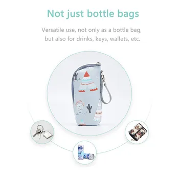 Şişe Çanta 360 Derece Alüminyum folyo ısı koruma şişe Taşınabilir Bebek çanta Sıcak tutmak