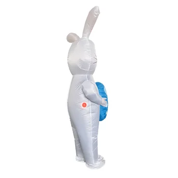 Şişme yetişkinler için kostüm Tavşan Cosplay Hayvan Festivali Giyim paskalya tavşanı Havaya Uçurmak Takım Elbise Kadın Erkek Parti Elbise Takım Elbise